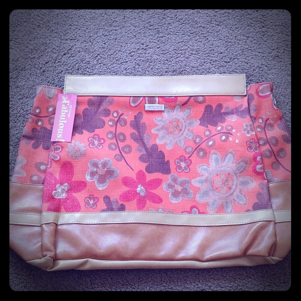 Floral clutch hand bag